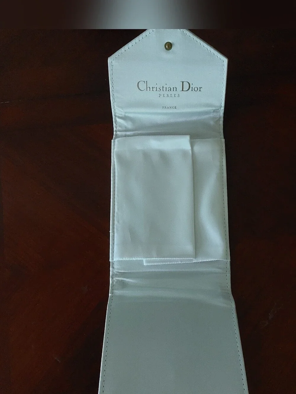 Rare Vintage Christian Dior "Perles" Velvet Jewelry Pouch Set (2 Sizes) - Picture 13 of 16